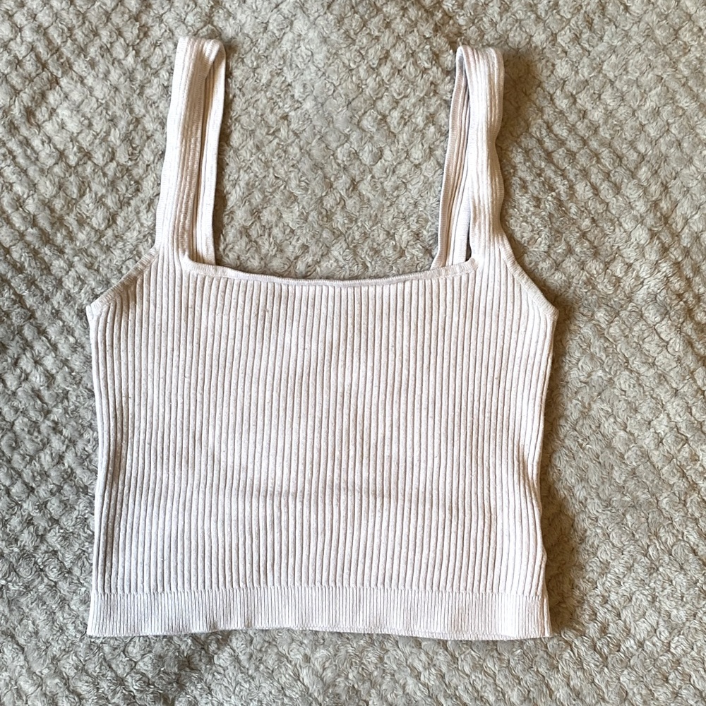 Small white Garage tank top